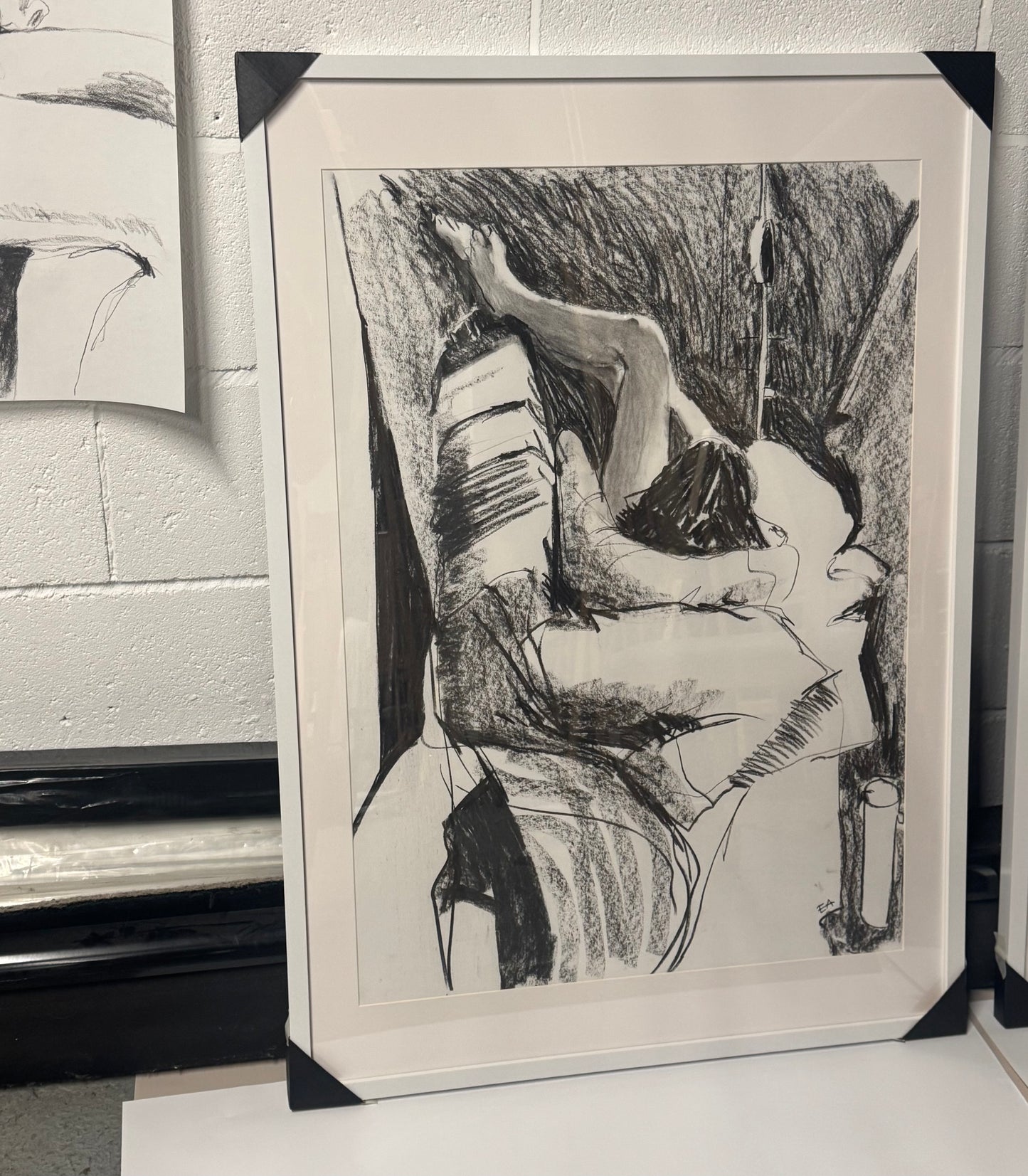 Alice and the Water Bottle (framed)